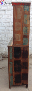 Meuble de salon antique vintage en bois récupéré Buffet <span class=keywords><strong>Hutch</strong></span> avec finition rustique, solution de rangement durable - Product Image 3