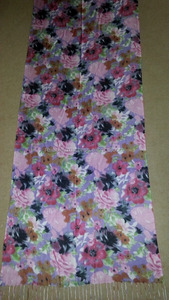 Chales suaves y cómodos para mujer, chales estampados con patrón de diseño personalizado, de lujo, estilo informal, estolas, color azul cielo - Product Image 3