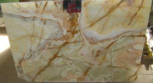 Carrelage de sol mural en Onyx jaune, autocollant de construction, pour hôtel, Salon de Spa, doré - Product Image 2