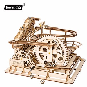 Robotime Rokr US Entrepôt Laser Cut Assembler Jouets LG501 <span class=keywords><strong>Mécanique</strong></span> Marbre Run <span class=keywords><strong>3D</strong></span> Puzzles en Bois - Product Image 6