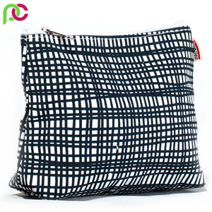 Gran oferta 2024, bolsa de lona elegante con estampado personalizado de Boutique con cremallera, bolsas organizadoras de almacenamiento de uso general para viajes - Product Image 2