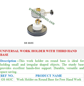 Universal Work Holder With Third Hand Base GS 663C Jewelry <b>Tools</b> for Jewelry <b>Tools</b> - Product Image 2