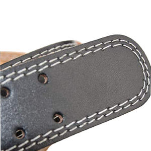 เข็มขัดหนังวัวแท้สำหรับฝึกยกน้ำหนักเข็มขัดหนังวัวสำหรับออกกำลังกายแบบตรงมีโลโก้ออกแบบได้ตามต้องการ - Product Image 6