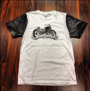 เสื้อยืดหนังแท้สำหรับผู้ชายสั่งทำตามแบบ - Product Image 3