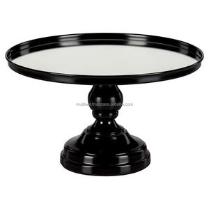 Soporte para pasteles, soporte para cupcakes de Metal negro, plato para servir para el hogar, cocina decorativa - Product Image 1