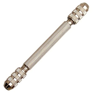 Custom Logo Heavy 4\" Inch Stainless Steel <b>Pin</b> Vise Tong Drill Double-Ended Chrome Plated Reversible Wristwatch Tools Parts - Product Image 1