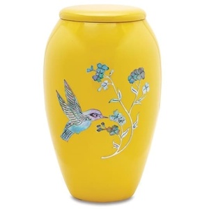 Hummingbird-urna de cremación para adultos, contenedor de urna conmemorativa, imagen de maceta, urnas de estilo americano/europeo - Product Image 4