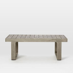 Mesa de centro de madera maciza para sala de estar, colección elegante de muebles para el hogar - Product Image 2