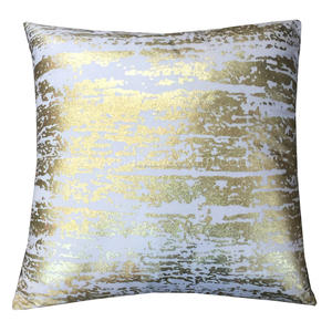 Funda de cojín de sofá de lámina de oro impresa, funda de almohada decorativa, funda de almohada con logotipo personalizado de lujo de la India - Product Image 5
