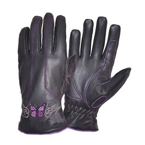 Shemax 2024 OEM nouvelle mode meilleure qualité vente chaude personnalisé en gros fabriqué au Pakistan dames gants de moto en cuir - Product Image 1