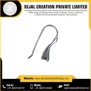 Sterling Silver Prong Earwire <b>Jewelry</b> <b>Findings</b> & Components Bulk Supply for Crystals - Product Image 3