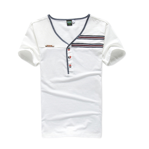 Camisetas informales personalizadas para hombre, Jersey transpirable 100% algodón estampado en colores personalizados Tallas grandes - Product Image 6
