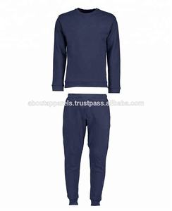 Nouveau design de survêtement blanc pas cher, noir personnalisé, survêtement en polaire pour hommes, pull bleu marine, survêtement en maille - Product Image 4