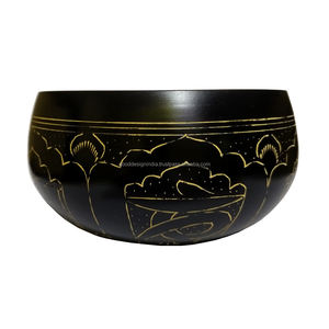 Bols chantants en laiton gravés, FABRICANT DE LAITON BOLS CHANTANTS TIBÉTIENS - Product Image 3