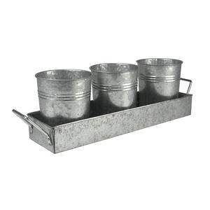 Multipurpose Galvanized Iron Metal Caddy Customizable Logo Barware Accessories for Serving <b>Beer</b> & Wine Set for Kitchen Use - Product Image 6