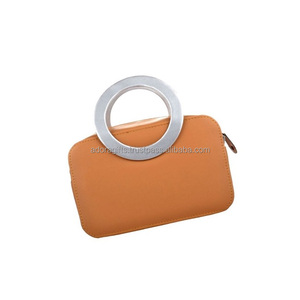 Brown <b>Professional</b> Office Carry Plain Cosmetic <b>Makeup</b> <b>Bag</b> - Product Image 1