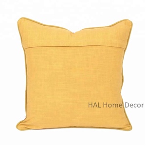 Wholesale Custom Embroidered Pink Sofa Backrest <b>Cushion</b> <b>Cover</b> Handmade Designer Pillow Cases for Home Decor - Product Image 2