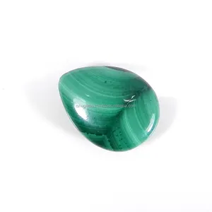 Đá Quý Đáng Yêu Malachite 16X12Mm Pear Cabochon Nhà Sản Xuất