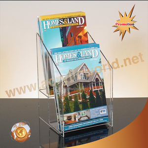 Libro de acrílico personalizado/portafolletos estante de acrílico para folletos - Product Image 2