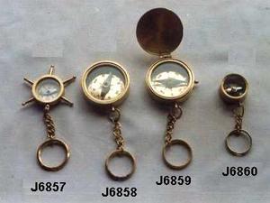 Ship Wheel <b>Key</b> <b>Chain</b> Made in Brass With <b>Wooden</b> Box Nautical Gifts Brass <b>Key</b> <b>Chain</b> Metal <b>Key</b> <b>Chain</b> - Product Image 5