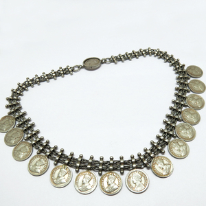 Bijoux Vintage, collier en argent massif 925, bijoux en argent indien, grossiste - Product Image 2