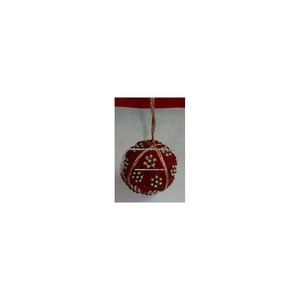 Boule de Noël brodée à la main pour la décoration de l'arbre - Product Image 1