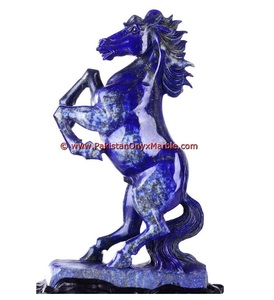 Hecho a mano, piedra preciosa Natural azul, lapislázuli, camello, escultura tallada, formas de animales, figuritas, pájaros, artesanía, Color de piedra preciosa azul - Product Image 1