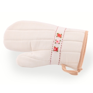 Conception imprimée florale Coton doux professionnel 100% OEM Mitaines de four les mieux notées pour une utilisation polyvalente - Product Image 2