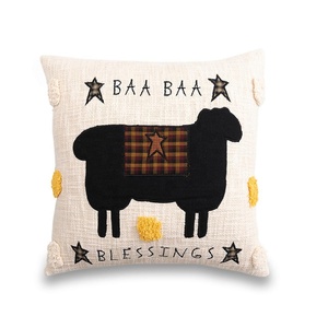 Designer Wholesale Tufted Pillow Case Sofa Decorative Custom Design Indian Pillow Case Cover - Product Image 1