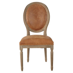 Chaises de salle à manger provinciales françaises en bois d'acajou Jepara antique Meubles de maison en bois massif fabriqués en Indonésie - Product Image 2