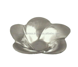 Vaisselle et assiettes vaisselle plat en acier inoxydable en métal argenté avec poignée nouveau design plateau de service ménager en métal - Product Image 3