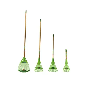 Garden home natrual wooden handle high quality stick broom