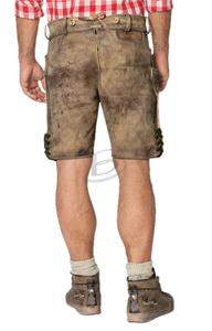 Costume de l'Oktoberfest allemand pour homme, Lederhosen, déguisement de luxe pour Halloween, carnaval bavarois, short à bretelles coupe-vent - Product Image 4