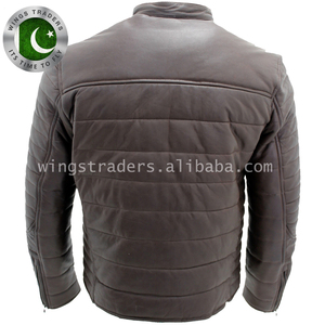 2021 Wholesale Hot Style High Quality Custom Leather Fashion <b>Jacket</b> in Pakistan - Product Image 6