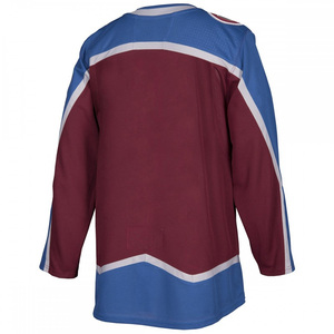 เสื้อฮอกกี้น้ำแข็งผ้าโพลีเอสเตอร์เสื้อฮ็อกกี้ปรับแต่ง100% ได้ - Product Image 2