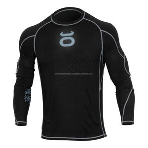 Custom Men Rash Guards, Long Sleeves MMA Rash Guards <b>Top</b> Custom Basketball Jersey Custom Ice Hockey Jersey - Product Image 1