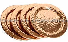 Sous-verres écologiques en cuivre avec logo en relief - Product Image 5