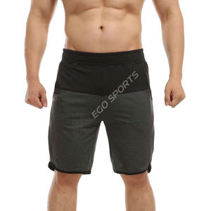 Pantalones cortos deportivos informales para hombre, de secado rápido, de poliéster/algodón, holgados, antibacterianos, transpirables, de talla grande, para correr en el gimnasio - Product Image 2