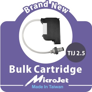 <b>Empty</b> <b>Bulk</b> <b>Cartridge</b> Q2320A, Q7456A, Q2357A, Q2382A TIJ 2.5 Aqueous Pigment <b>Inks</b> on C6119A, Q2321A, Q7456A(4500), W3S26A - Product Image 3