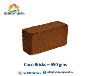 LOW EC Coco peat blocks for Gardening - Product Image 1