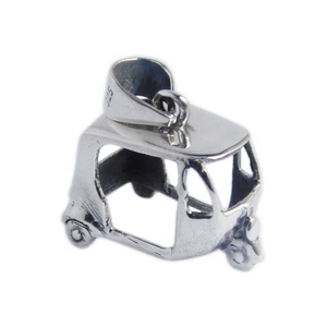 Colgante de Plata de Ley 925 sólida, estilo Vintage, hecho a mano en la India, joyería fina chapada en plata, colgantes y dijes para mujeres y niñas - Product Image 1