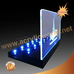 China Supplier OEM/ODM Acrylic Cosmetic LED Display Stand/Makeup Display <b>Shelf</b> Cosmetic Display Stand - Product Image 1