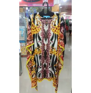 Bán Buôn Xuất Khẩu Của Phụ Nữ Mặc Bãi Biển Kỹ Thuật Số In Kaftan