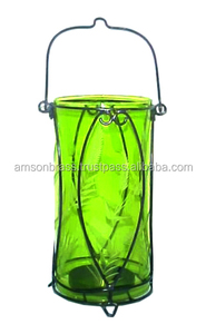 Farol de Metal Decorativo, Farol de Vidrio Craquelado de Alta Calidad, Farol Decorativo para Velas, para Iglesia, Artículos de Iluminación Hechos a Mano - Product Image 6