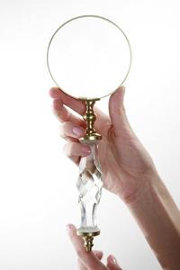 Loupe élégante de grande taille avec boîte en bois, loupe à main - Product Image 6