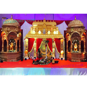 Mandap para Ceremonia de Boda Real de Sri Lanka - Mandap de Fibra de Vidrio Ligero, Personalizable en Color y Tamaño, Nueva Tendencia, Venta al Por Mayor - Product Image 1