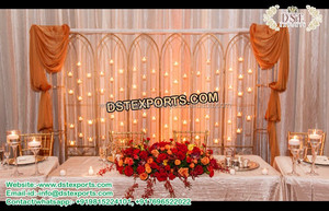 Hermosa Decoración de Pared de Velas Metálicas para Bodas, Diseño de Pared de Velas para Bodas en Venta en Pensilvania - Product Image 6
