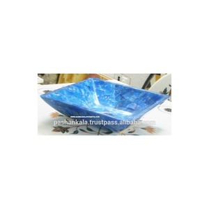 Bol en Lapis-Lazuli Semi-précieuse Unique, 1 pièce, évier - Product Image 1