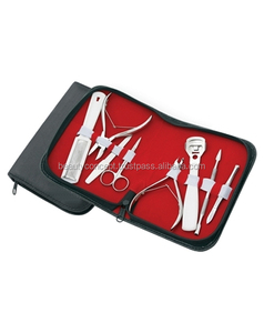 Professional 8-Piece Manicure <b>Kit</b> with Leather Case 4pcs Pedicure <b>Tools</b> for Personal Care Manicure Care Eco-Friendly - Product Image 1