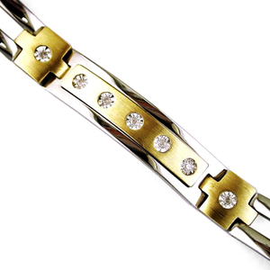 Nouveau bracelet en diamant taillé rond 0.70TCW à la mode en or multicolore 10 carats pour cadeau de fête d'anniversaire de mariage de fiançailles - Product Image 1